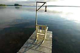 Maine Commercial & Hospitality Photography - Cathance Lake Dock Chair