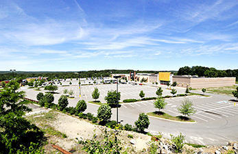 Maine Commercial & Retail Photography - Overview of Shopping Center